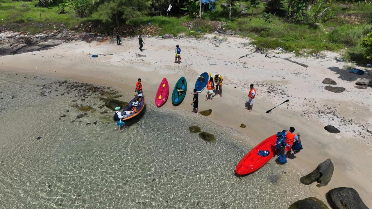 Sandy Beach Bungalows Koh Rong Sanloem Bagian luar foto