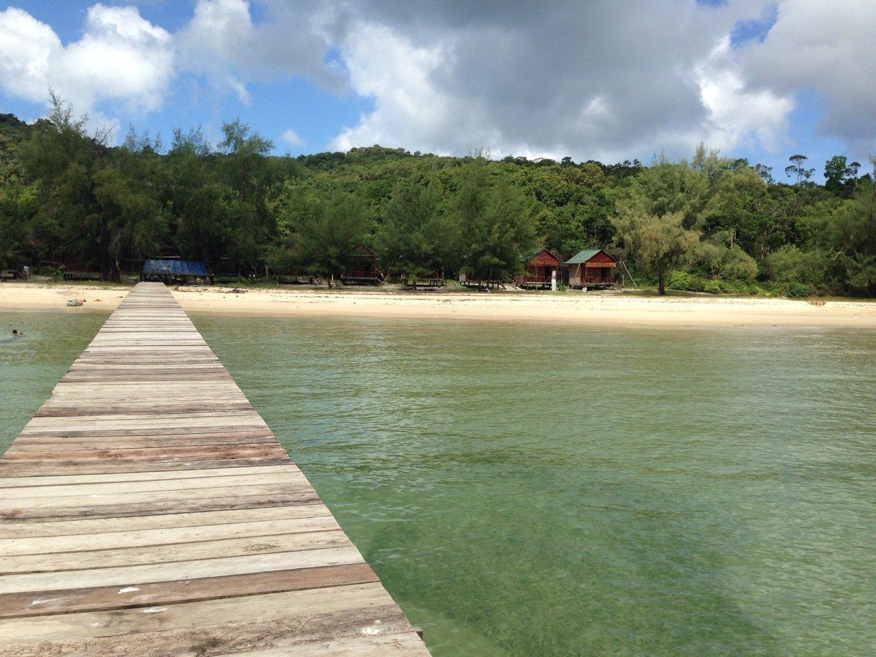 Sandy Beach Bungalows Koh Rong Sanloem Bagian luar foto